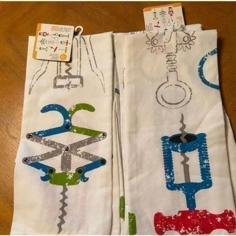 NWT Set of‎  2 Cotton Kitchen towels